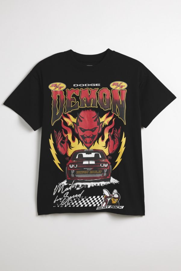 Slide View: 1: T-shirt Graphique de Course Dodge Demon