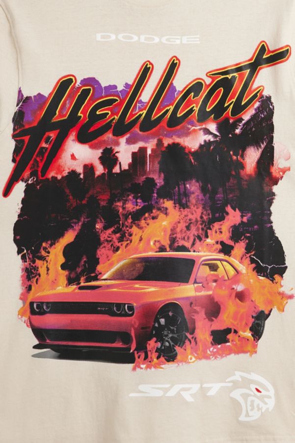 Slide View: 2: T-shirt Graphique Dodge Hellcat SRT