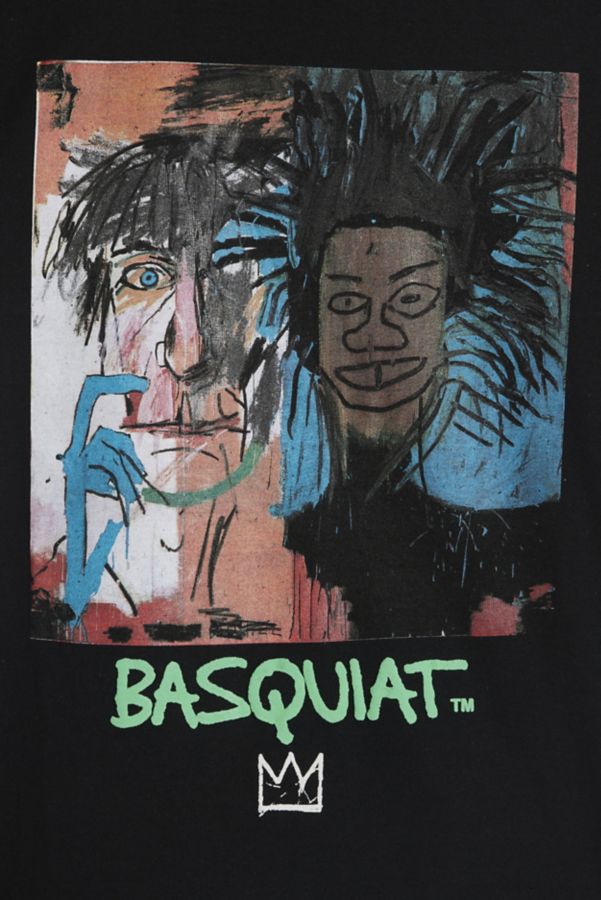 Slide View: 2: Basquiat Self Portrait Art Print Graphic Tee