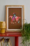 Thumbnail View 1: Tirzahlaneart Cowgirl On Horse Art Print