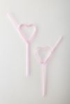 Thumbnail View 2: ban.do Heart Glass Straw Set