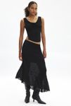 Thumbnail View 1: Silence + Noise Serene Asymmetric Lace Midi Skirt