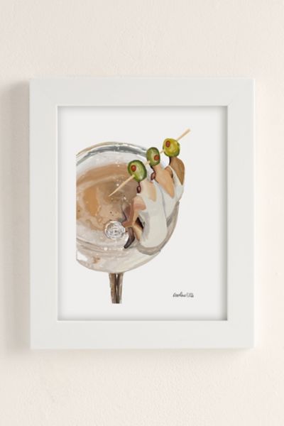 Caroline Ellis Art Poolside Martini Art Print