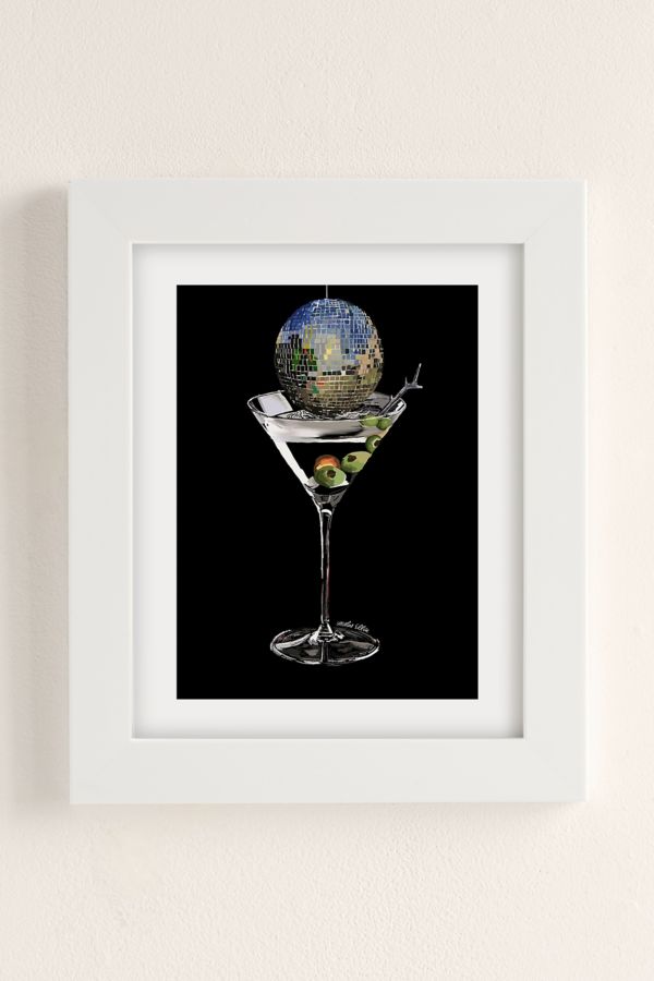 Slide View: 2: Caroline Ellis Art Disco Martini Art Print