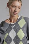 Thumbnail View 3: BDG Tashi Argyle Oversized V-Neck Sweater