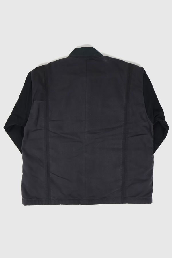 Slide View: 2: Reworked Workwear Button-Down Jacket 04