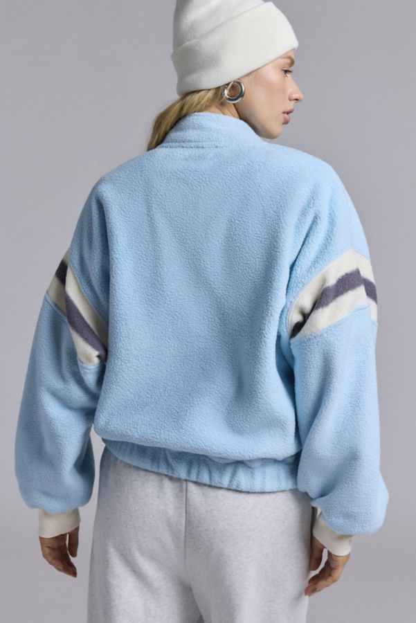 Slide View: 5: BDG Lodge Printed Fleece Quarter Snap Pullover