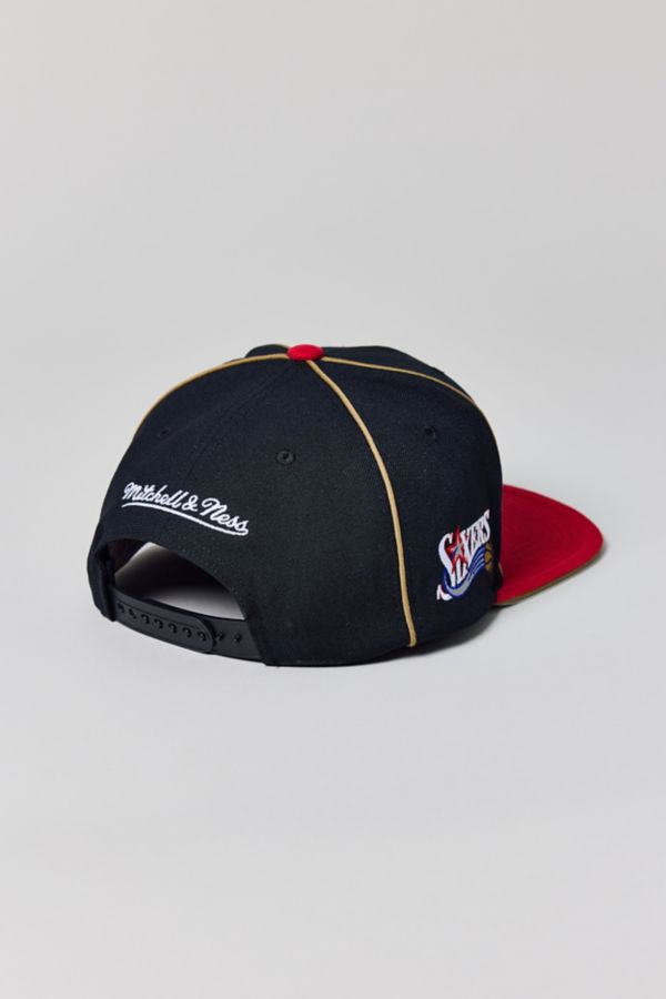 Slide View: 2: Mitchell & Ness NBA Philadelphia 76ers Pipe Snapback Hat