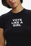 Thumbnail View 1: Future State Vote Like A Girl Graphic Baby Tee