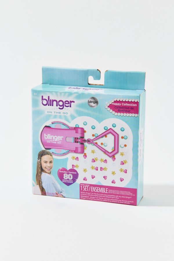 Slide View: 2: Kit de démarrage blinger® en déplacement avec tampon à gemmes et ensemble de strass