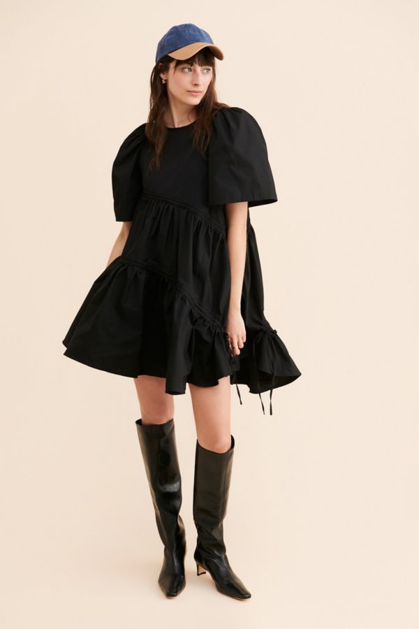 Slide View: 4: Ghospell Pia Ruched Mini Dress