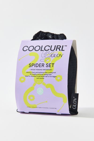 Ensemble d'Outil de Bouclage de Cheveux sans Chaleur GLOV® Spider COOLCURLTM Multi-Tige