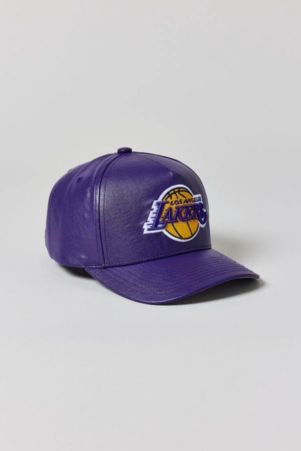 Slide View: 1: Mitchell & Ness NBA Los Angeles Lakers Buttery Pro Hat