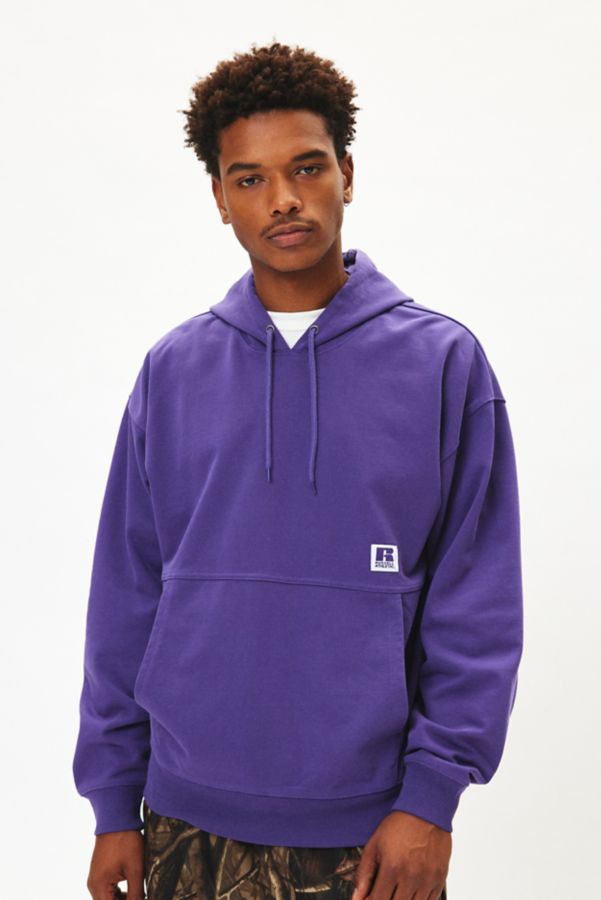 Slide View: 1: Russell Athletic Middle Seam Hoodie Sweatshirt