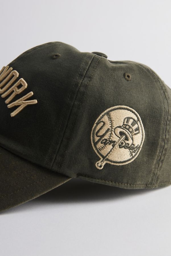 Slide View: 2: Casquette de Papa en Cuir Mitchell & Ness New York Yankees