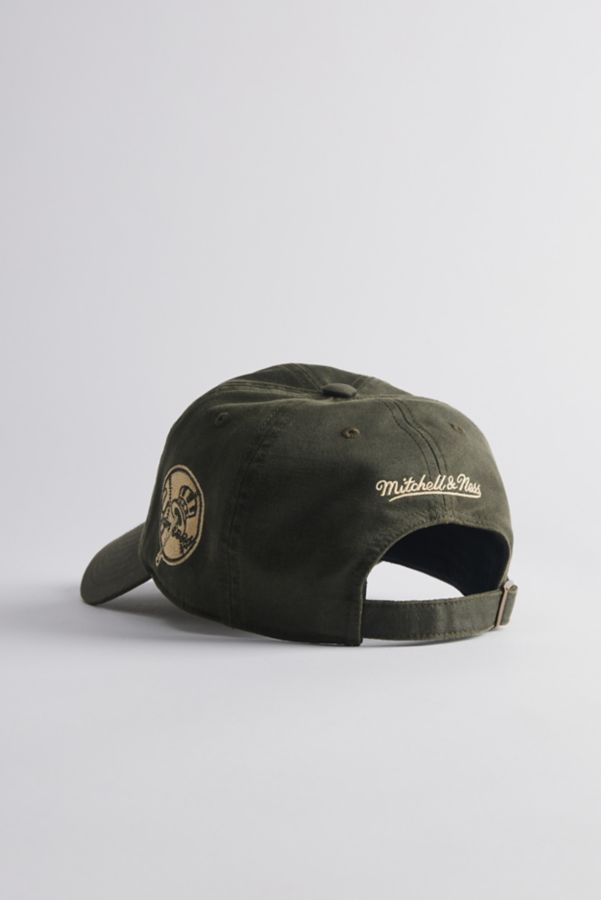 Slide View: 3: Casquette de Papa en Cuir Mitchell & Ness New York Yankees