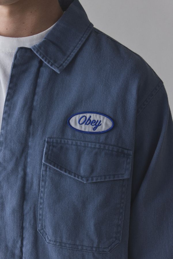 Slide View: 4: OBEY Tilton Denim Work Jacket