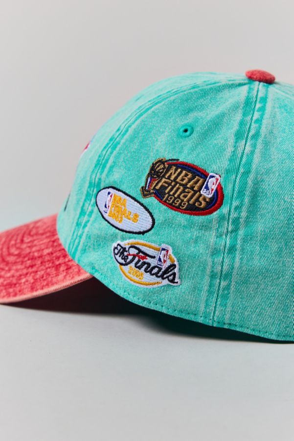 Slide View: 3: Mitchell & Ness San Antonio Spurs Champions Dad Hat