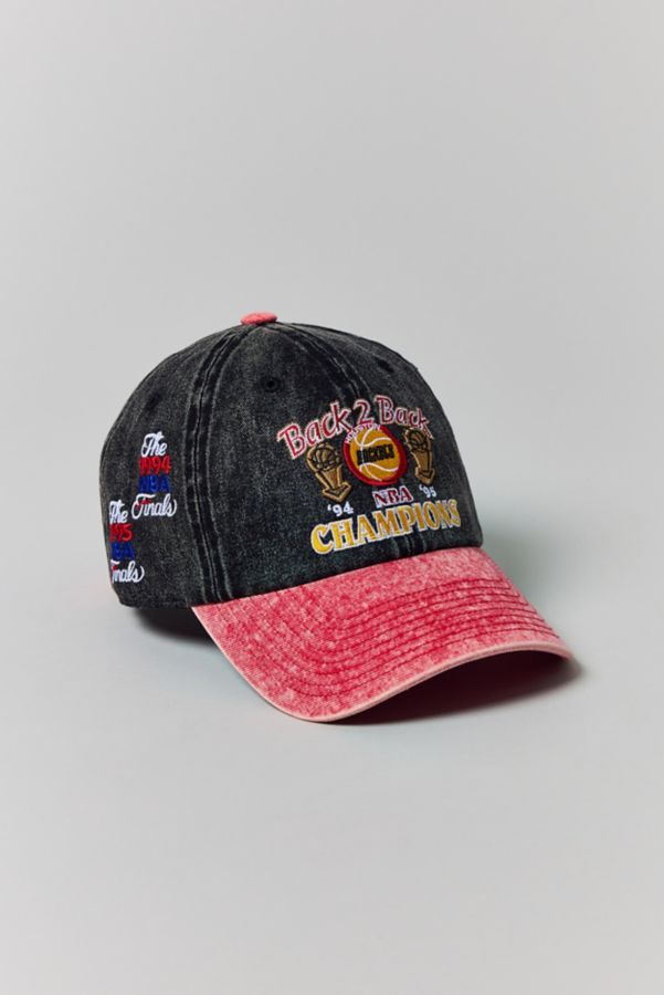 Slide View: 1: Mitchell & Ness Houston Rockets Champions Dad Hat