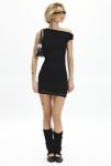 Thumbnail View 1: UO Up All Night Asymmetric Off-The-Shoulder Lace Mini Dress