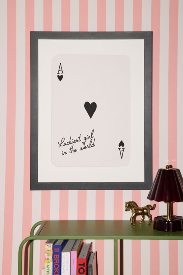 Slide View: 1: GS Print Shoppe Luckiest Girl Art Print