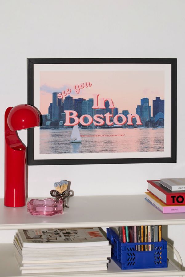 Slide View: 1: GS Print Shoppe On Se Voit À Boston Impression D'Art