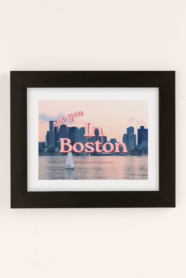 Slide View: 2: GS Print Shoppe On Se Voit À Boston Impression D'Art