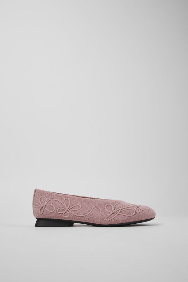 Slide View: 2: Camper Casi Myra Embroidered Ballerina Flat