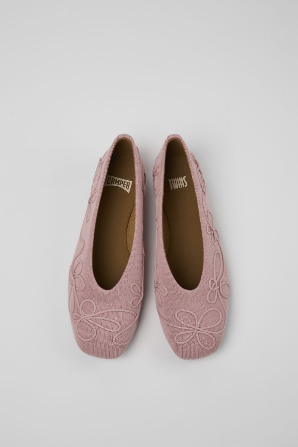 Slide View: 4: Camper Casi Myra Embroidered Ballerina Flat