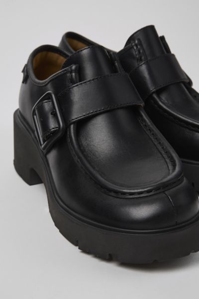 Camper Milah Leather Buckled Loafer