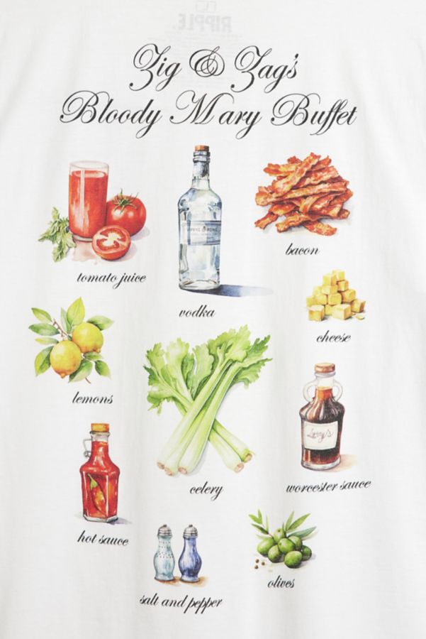 Slide View: 3: T-shirt Graphique Buffet Bloody Mary