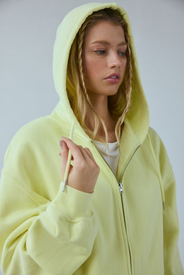 Slide View: 5: BDG Dusty Zip Up Hoodie Sweatshirt