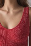 Thumbnail View 4: Out From Under Plunge Tapestry Jacquard Seamless Knit Cami