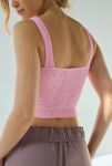 Thumbnail View 4: Out From Under Plunge Tapestry Jacquard Seamless Knit Cami