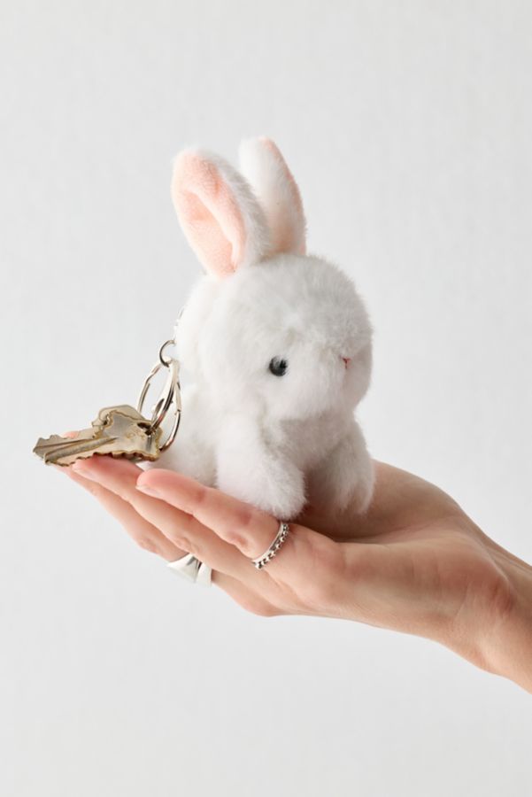 Slide View: 3: Bunny Plushie Keychain