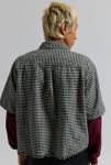 Thumbnail View 2: UO Check Pattern Cut-Off Oxford Shirt