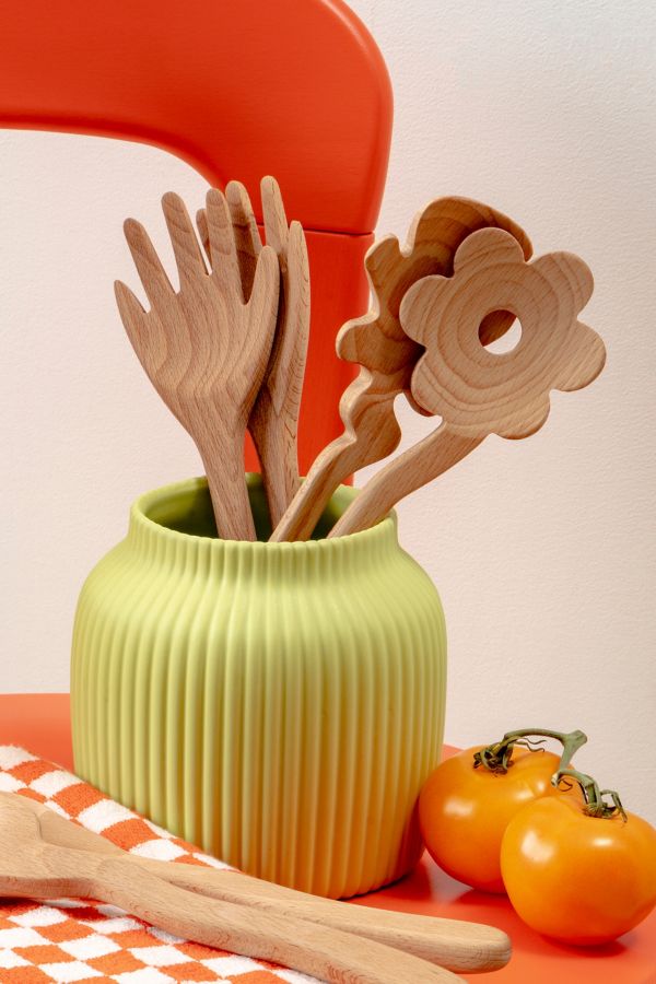 Slide View: 1: Areaware Wooden Serving Friends Set