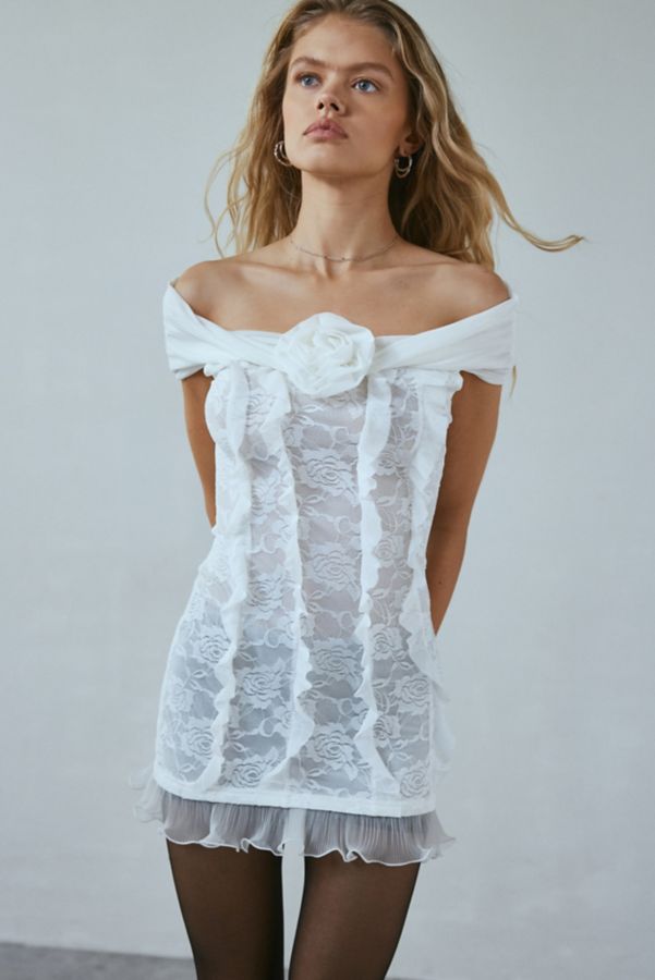 Slide View: 1: Fantastic Baby Meadow Lace Mini Dress