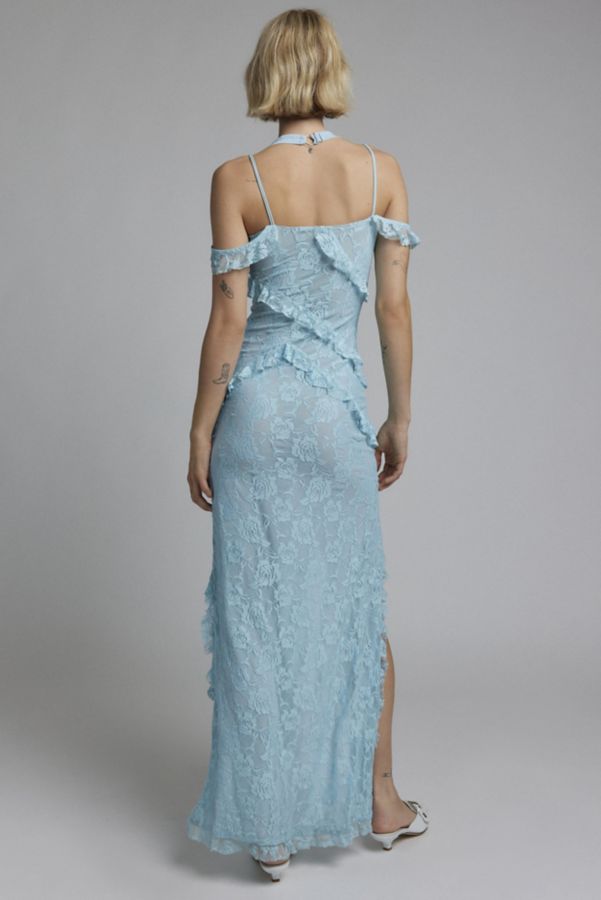 Slide View: 4: Fantastic Baby Crysta Lace Maxi Dress