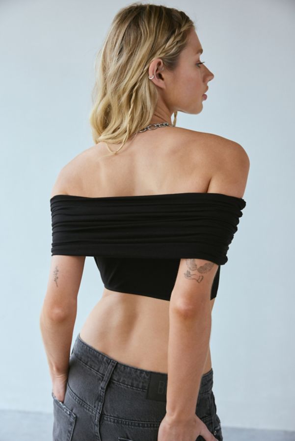 Slide View: 3: Fantastic Baby Juju Off-The-Shoulder Crop Top