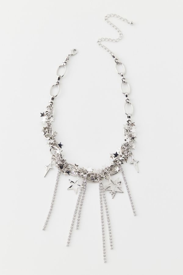 Slide View: 2: Eve Star Rhinestone Necklace