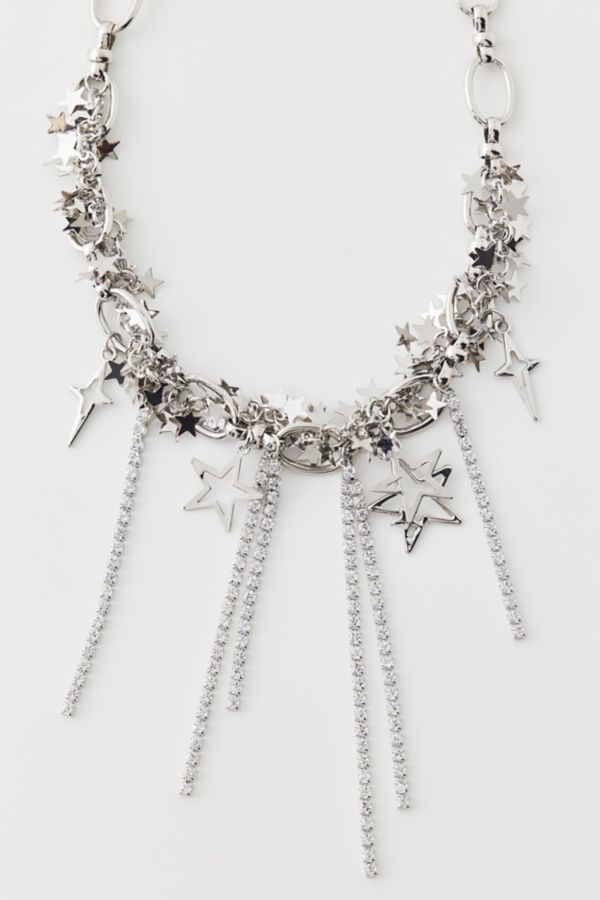 Slide View: 3: Eve Star Rhinestone Necklace