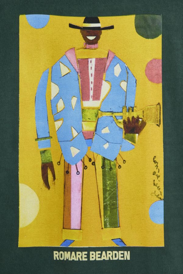 Slide View: 2: T-shirt Graphique Empereur Romare Bearden