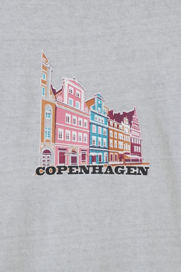 Slide View: 2: T-shirt Graphique Ville de Copenhague