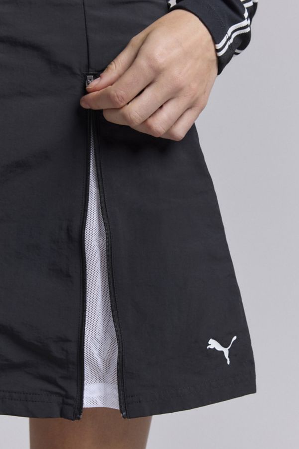 Slide View: 4: Puma Dare To Zip Off Athletic Mini Skirt