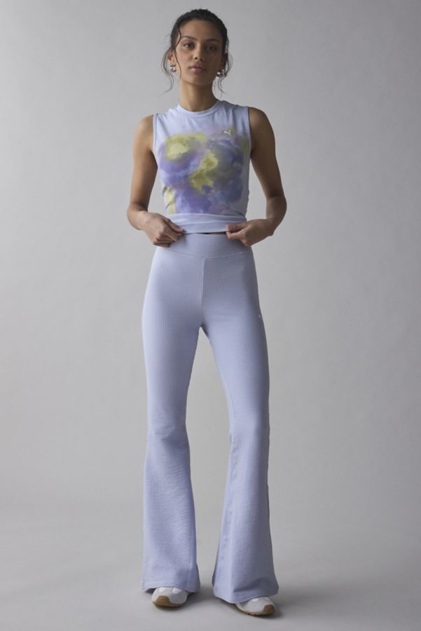 Slide View: 2: Puma Dare To Textured Flared Legging