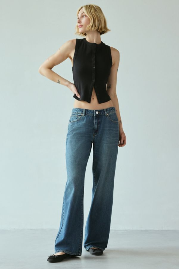 Slide View: 1: Abrand 99 Petra Low-Rise Baggy Jean