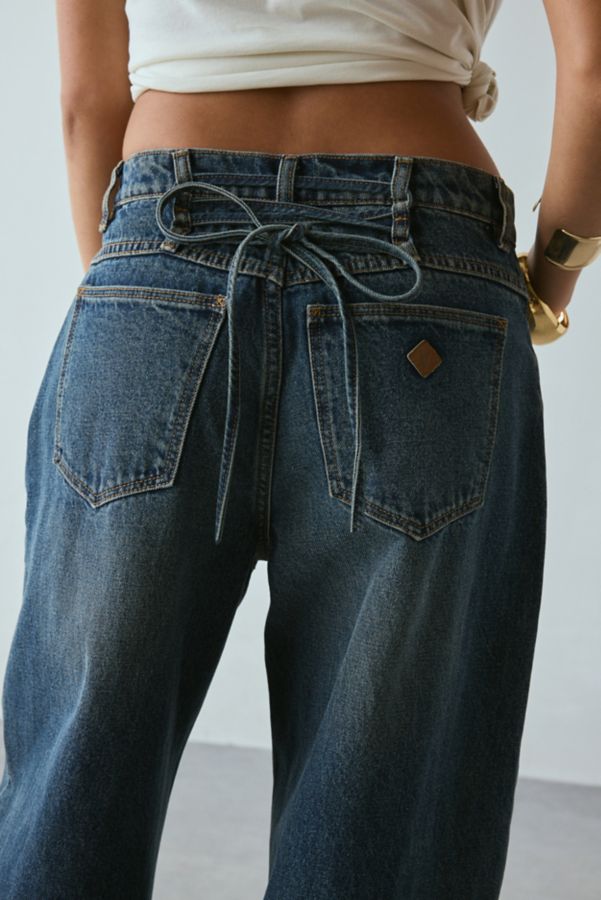 Slide View: 3: Abrand Cory 95 Laced Mid-Rise Super Baggy Jean