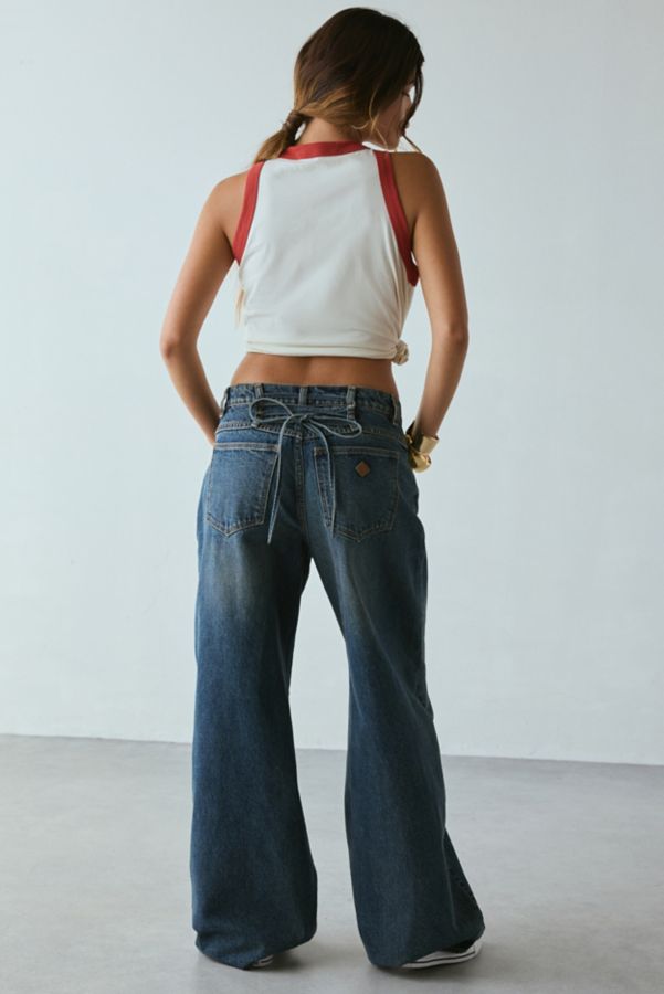 Slide View: 5: Abrand Cory 95 Laced Mid-Rise Super Baggy Jean