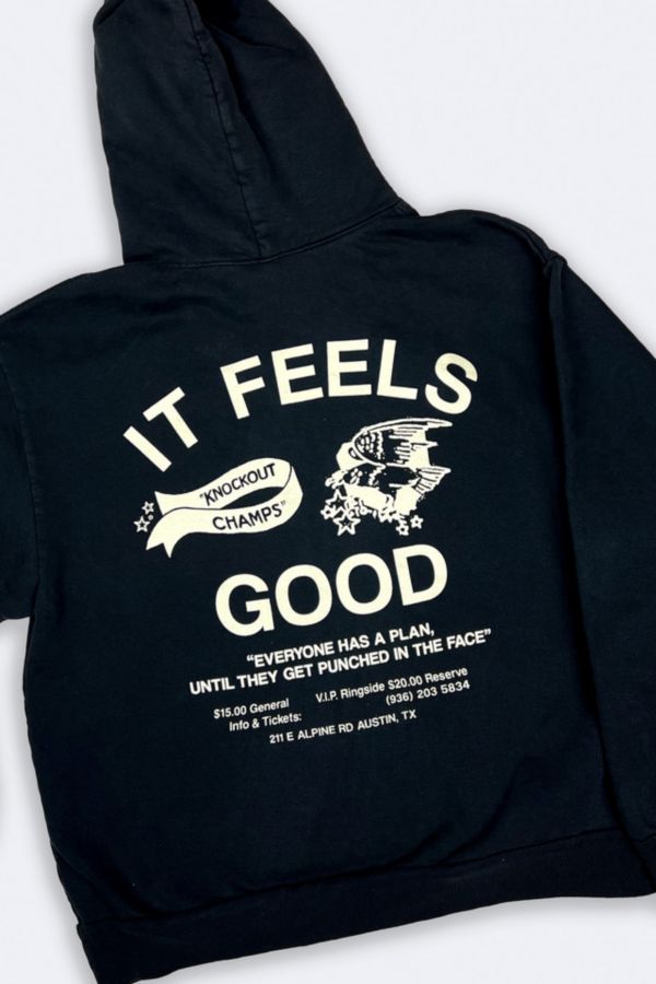 Slide View: 4: Feels So Good Boxing Club Hoodie Sweatshirt